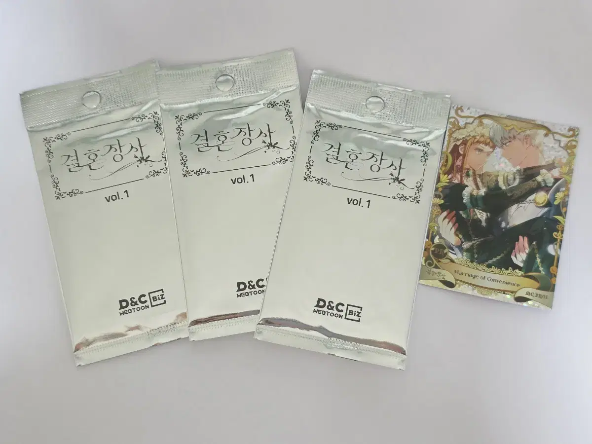 결혼장사 컬렝팅 카드 vol.1 PR카드 포카 로판 웹툰