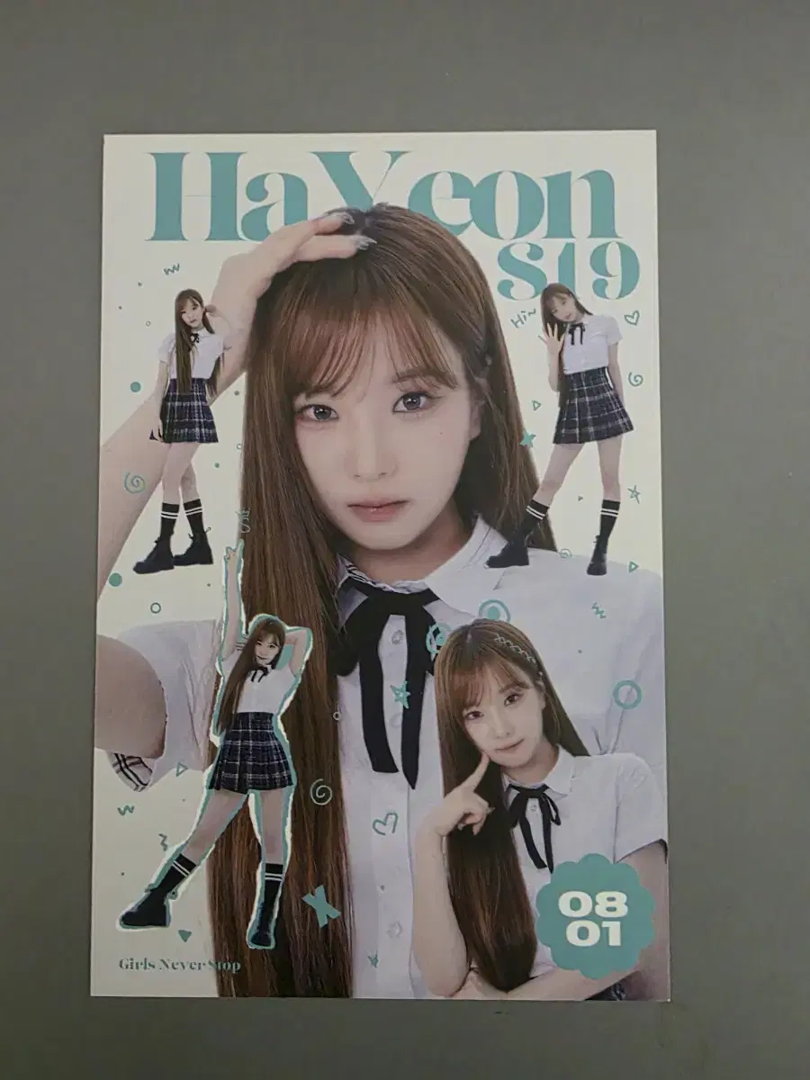 Discount in progress) triples fan con Ha Yeon Postcard