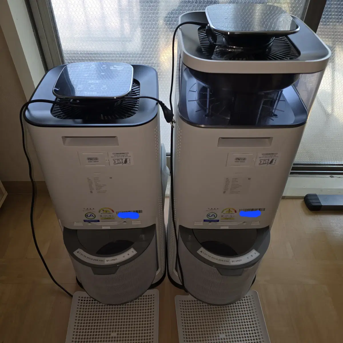 현대큐밍 HA-832(14평), HA-831A(11평) 공기청정기 2대