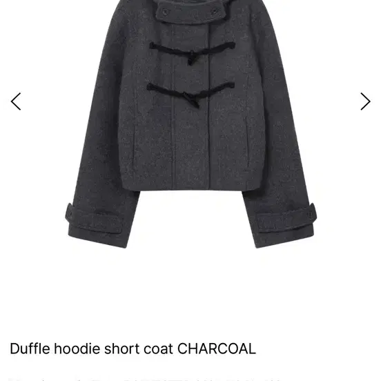 【Miseki SEOUL】24FW★ Duffle hoodie short coat Shop 미세키서울코트 on Bunjang Global Site - No more Korean