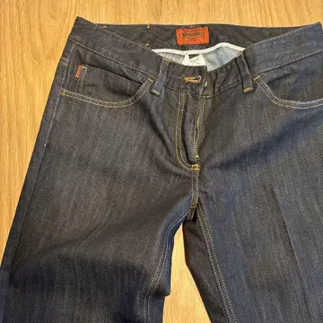 미쏘니 오렌지 택 청바지 27인치