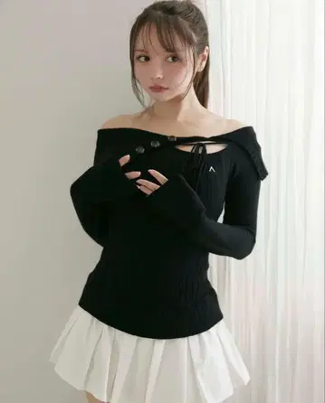 andmary Isabel 니트 미니 원피스