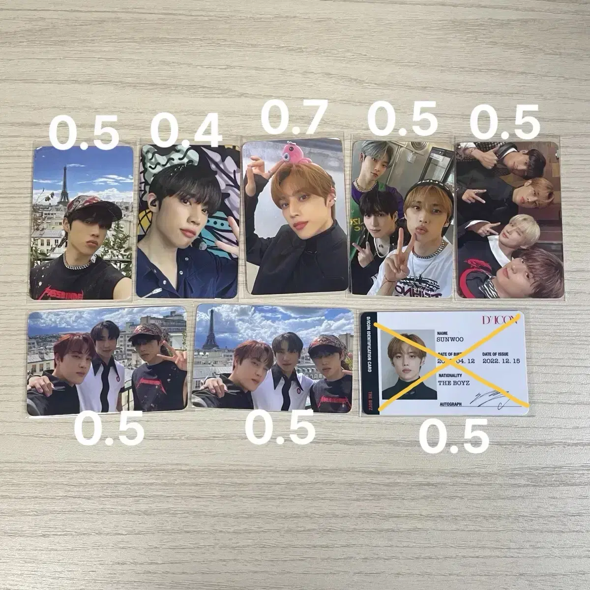 The Boyz sunwoo D.I.CON POCA