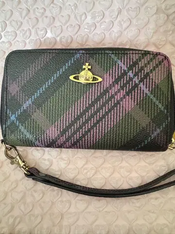vivianwestwood 카드 케이스 지갑 타탄 체크