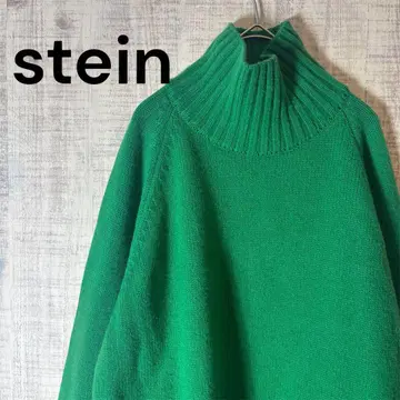 stein EX FINE LAMBS LOOSE HIGH NECK KNIT