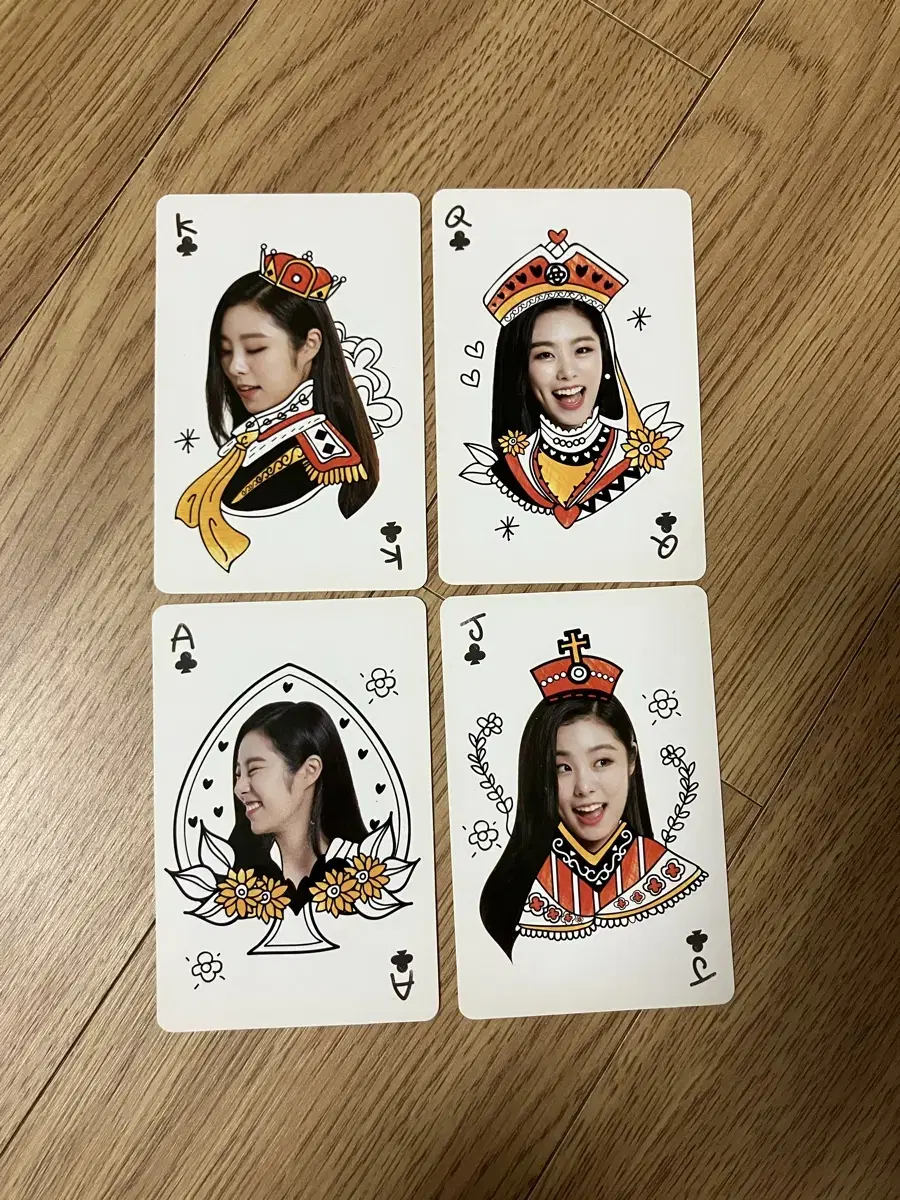 마마무 휘인 트럼프카드 4장 일괄