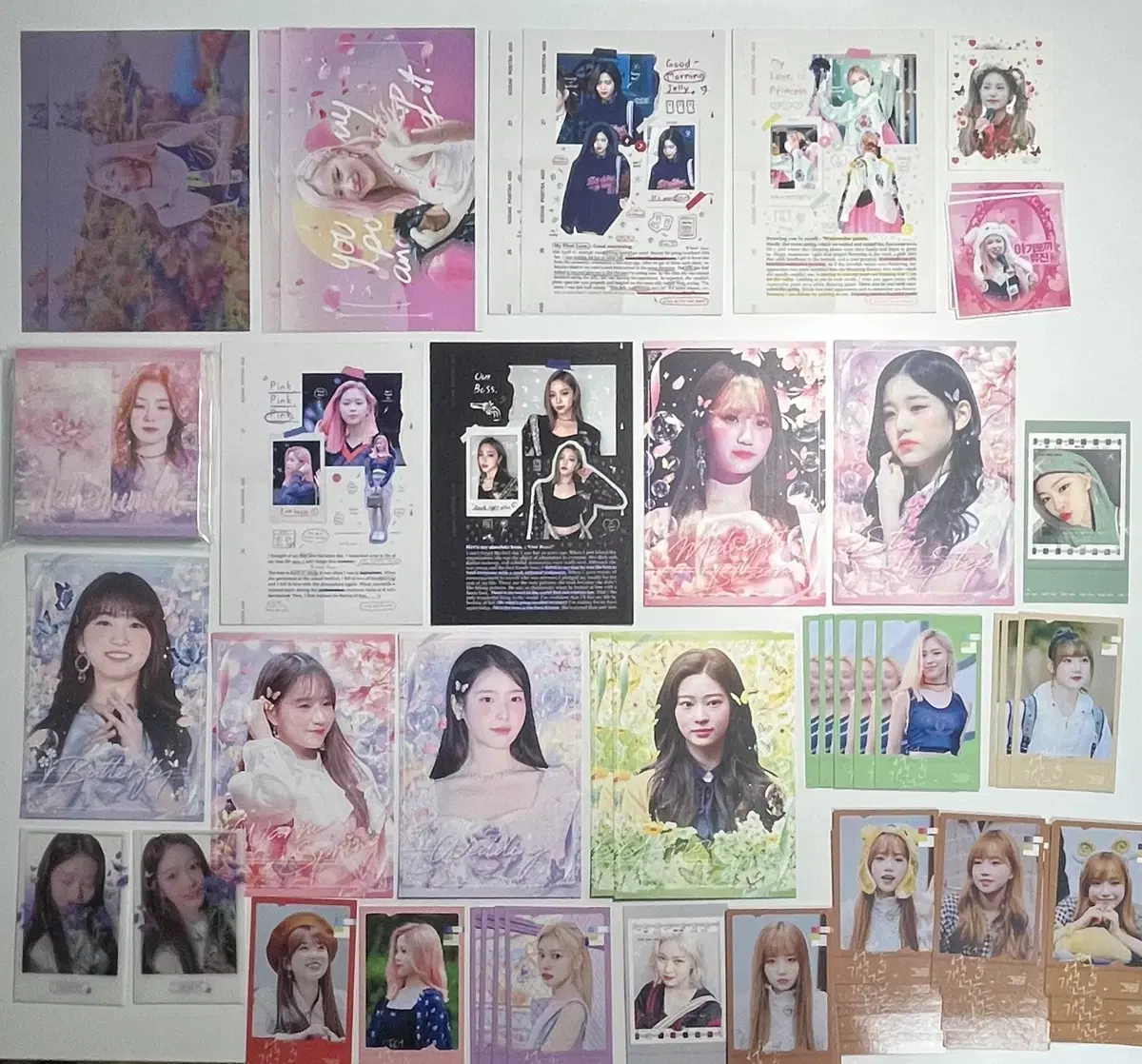(무료나눔) 있지 예지 류진 레드벨벳 아이린 르세라핌 김채원 아이브 원영
