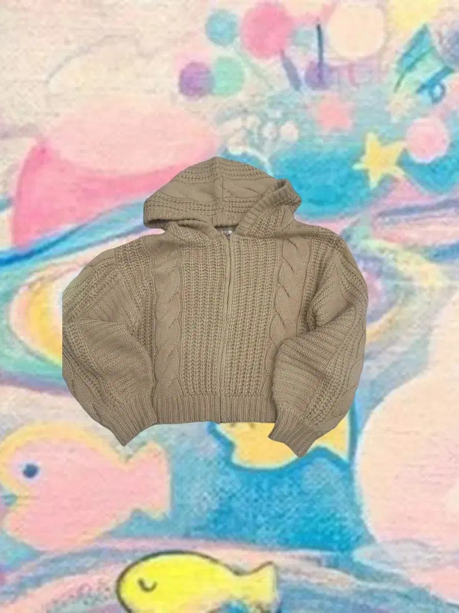 Knit Brown Sweater/Hoodie Mori Vintage toyosat y2k 502