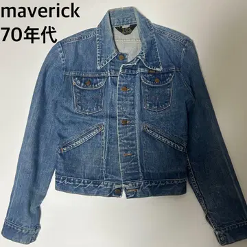maverick 70s 데님 자켓 USA제 여성용 M상당