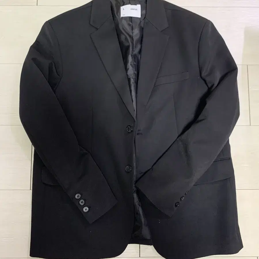 ☆関税込☆WOOALONG★Signature semi-over fit nylon blouson★ MUSINSA | WOOALONG Signature semi-over fit nylon blouson - BLACK