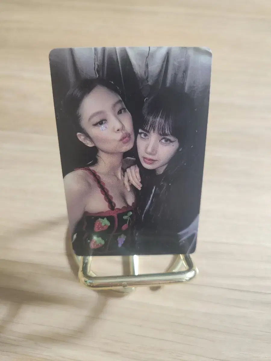 블랙핑크 제니 리사 포토카드