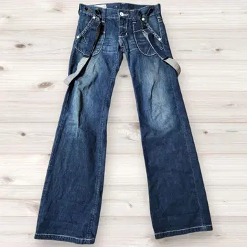 초레어 Buddy Lee 데님 팬츠 서스펜더 포함