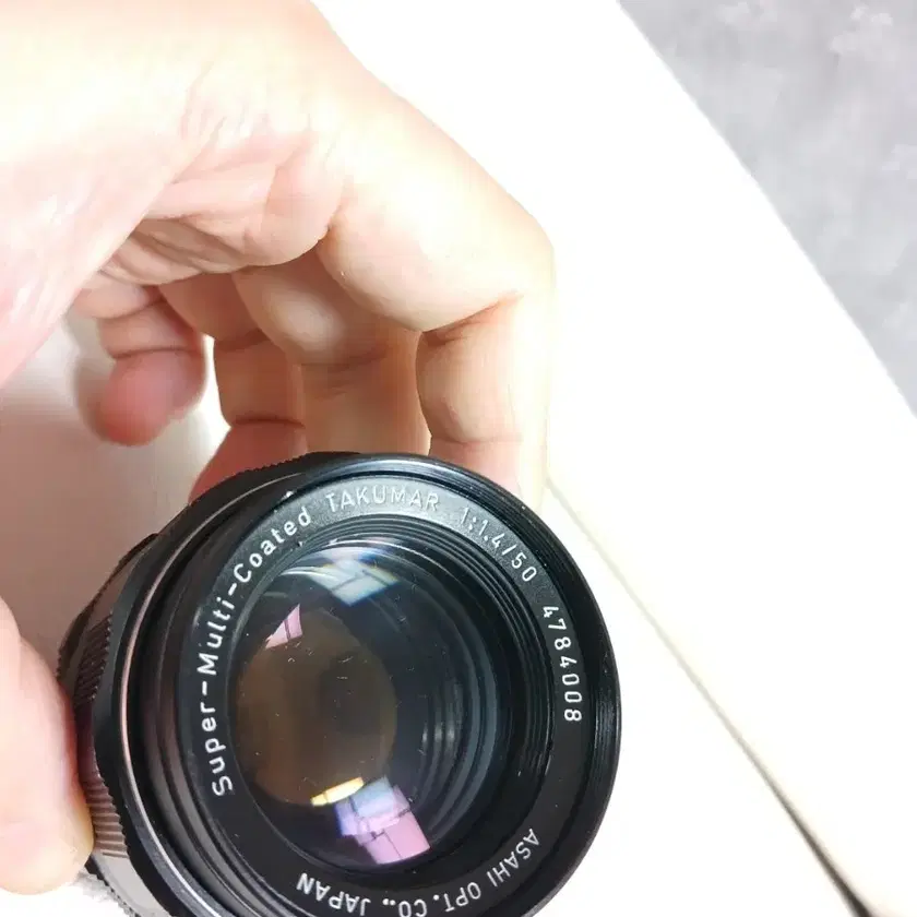 Super Takuma SMC takumar 50mm f1.4 M42 mount old manual lens