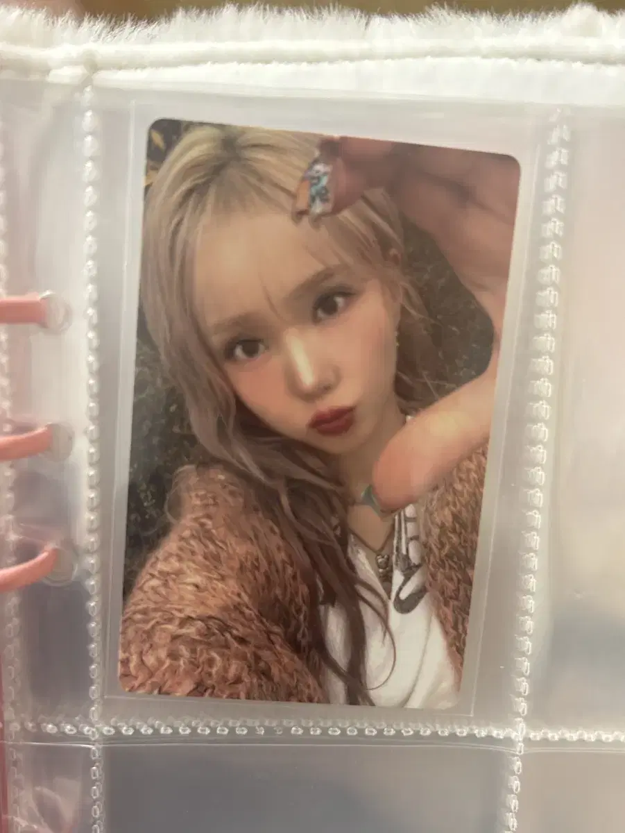 여자친구 은하 위버스 특전 포카