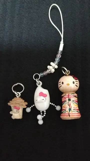 키티 목걸이 3개 세트