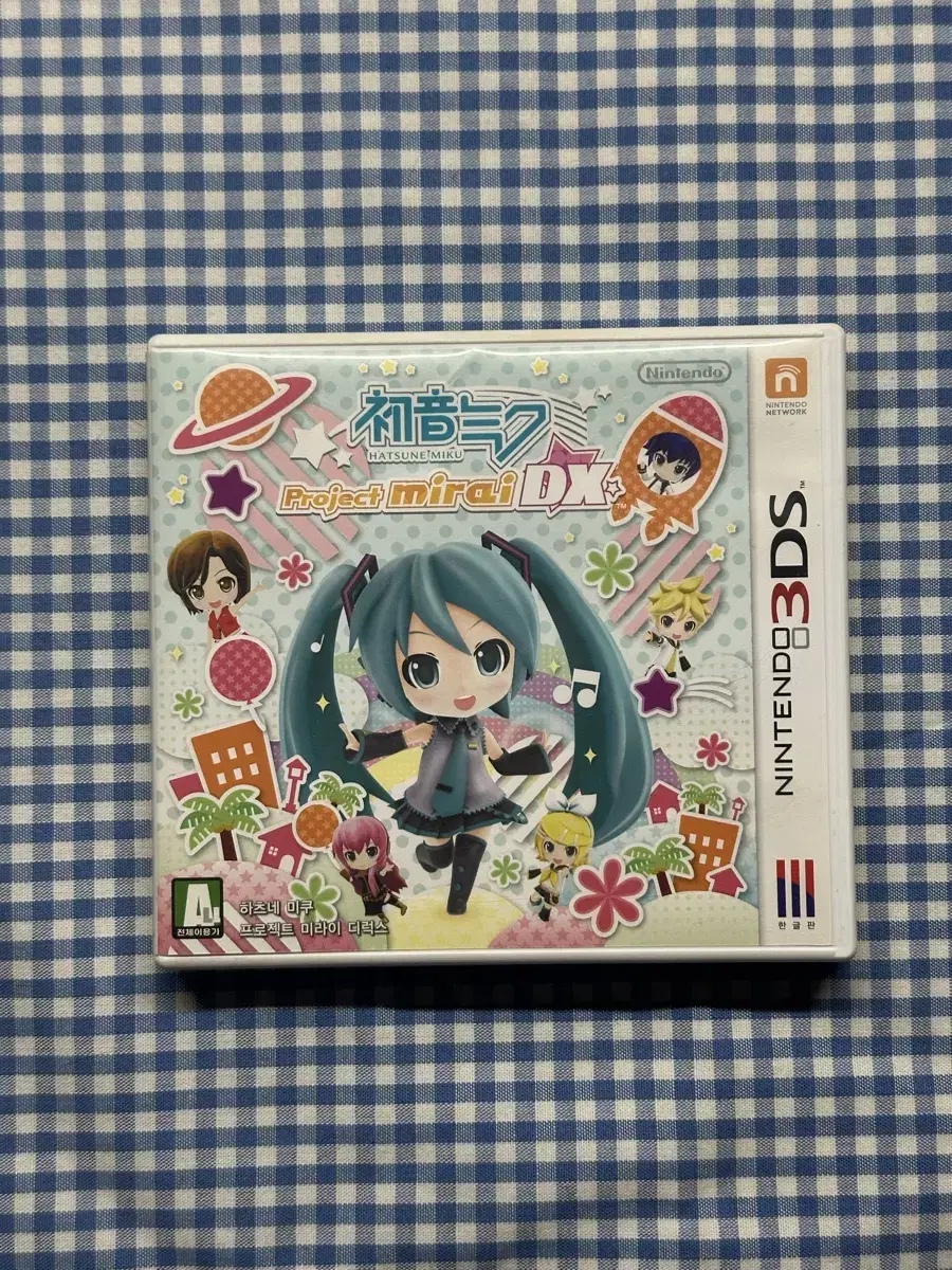 하츠네미쿠 프로젝트 미라이 디럭스 닌텐도 3ds 칩