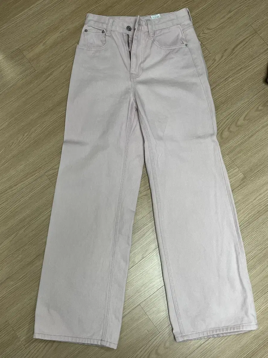 지오다노 와이드 핏 데님팬츠