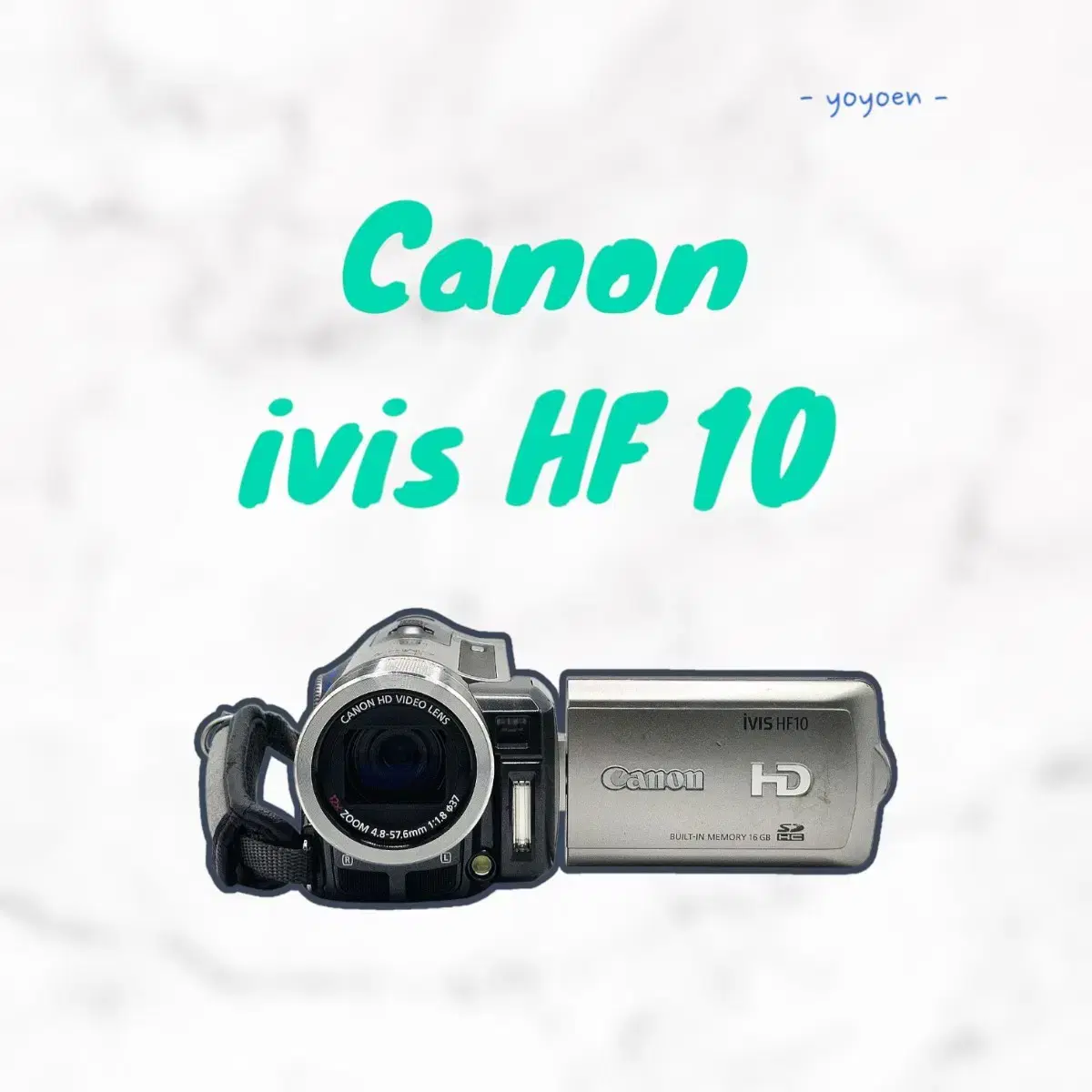CANON 캐논 Canon ivis HF 10 Vintage Camcorder #캠코더,#빈티지