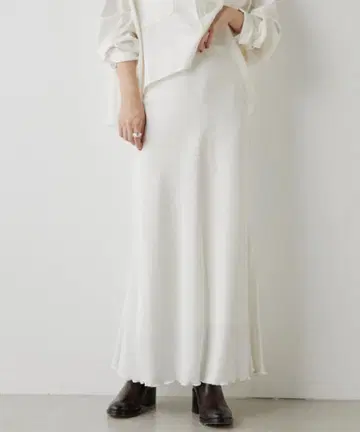 Whim Gazette 텐셀(TM) 섬유 사용 롱 스커트