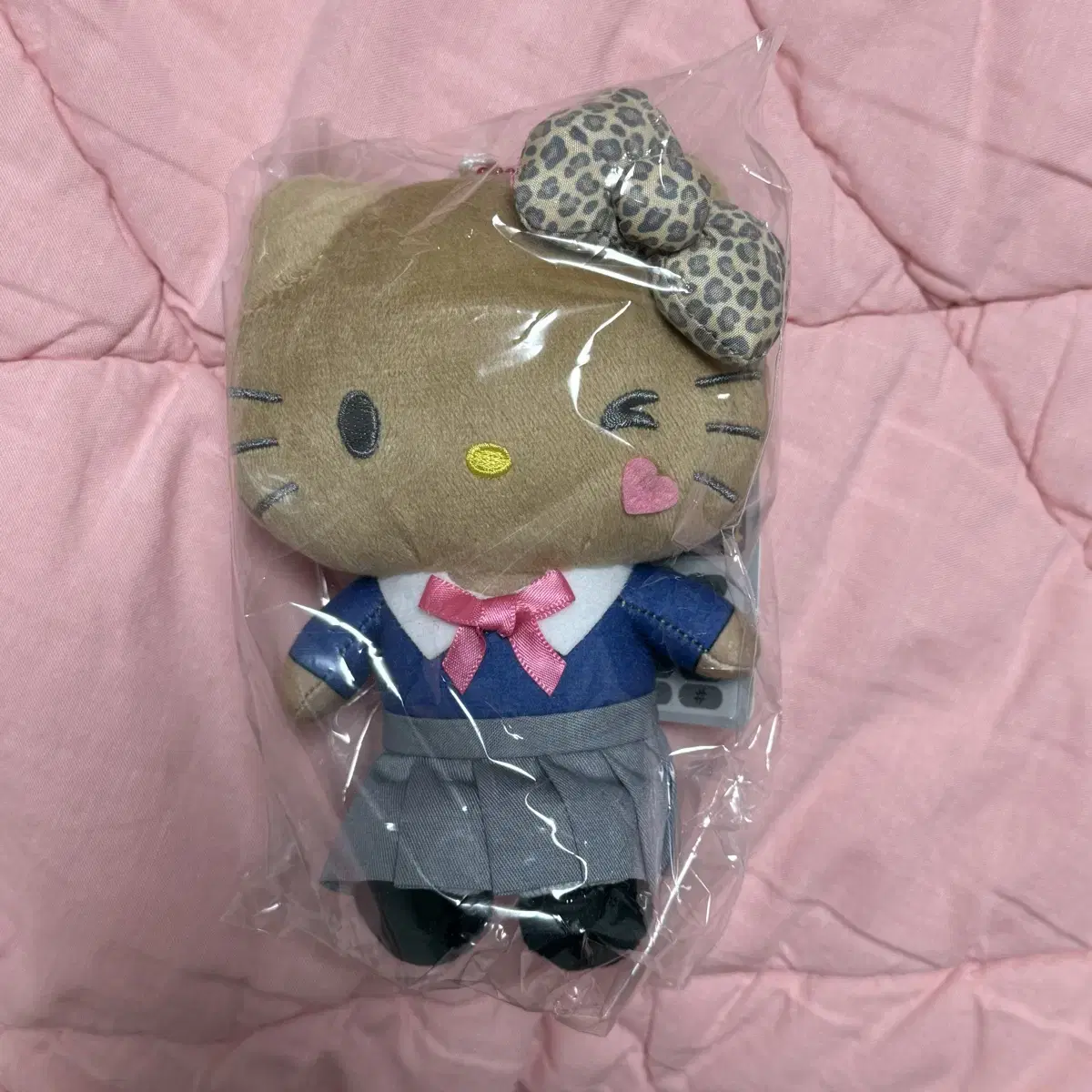 태닝 헬로키티 갸루 파우치 키링