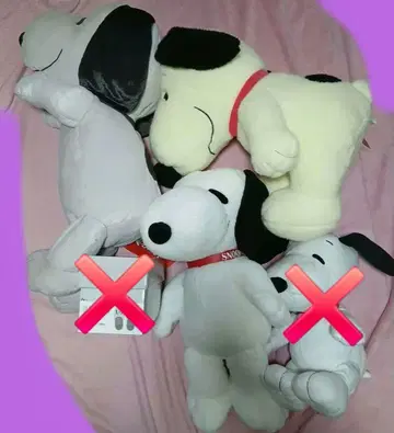 스누피 봉제 인형 세트