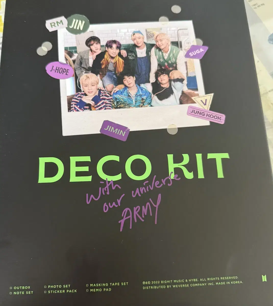 방탄소년단 (BTS) 데코키트 DECO KIT 판매