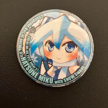 초레어 하츠네 미쿠 chi-hi-mi-ku 2012 스노우 캔뱃지