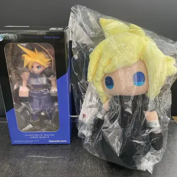 FF7 클라우드 폴리곤 피규어 봉제 인형 세트