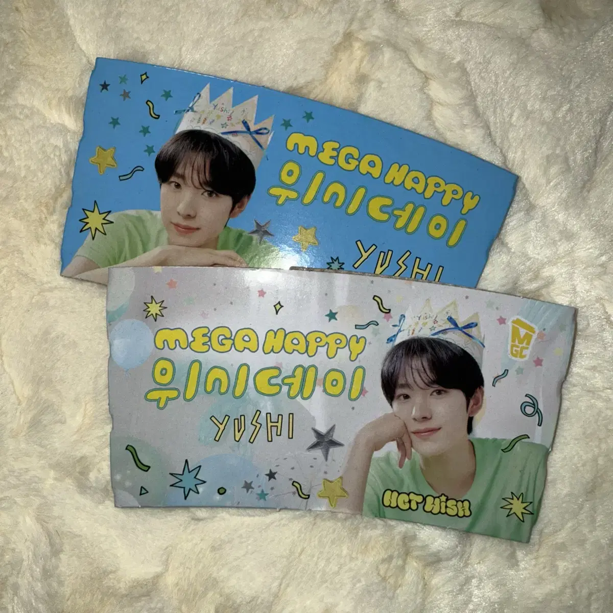 NCT 메가커피 엔시티위시 유우시 컵홀더 일괄