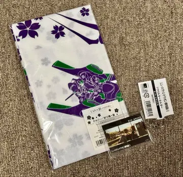 에반게리온 1호기 용 벚꽃 수건 덤 제3촌 전차대 키링