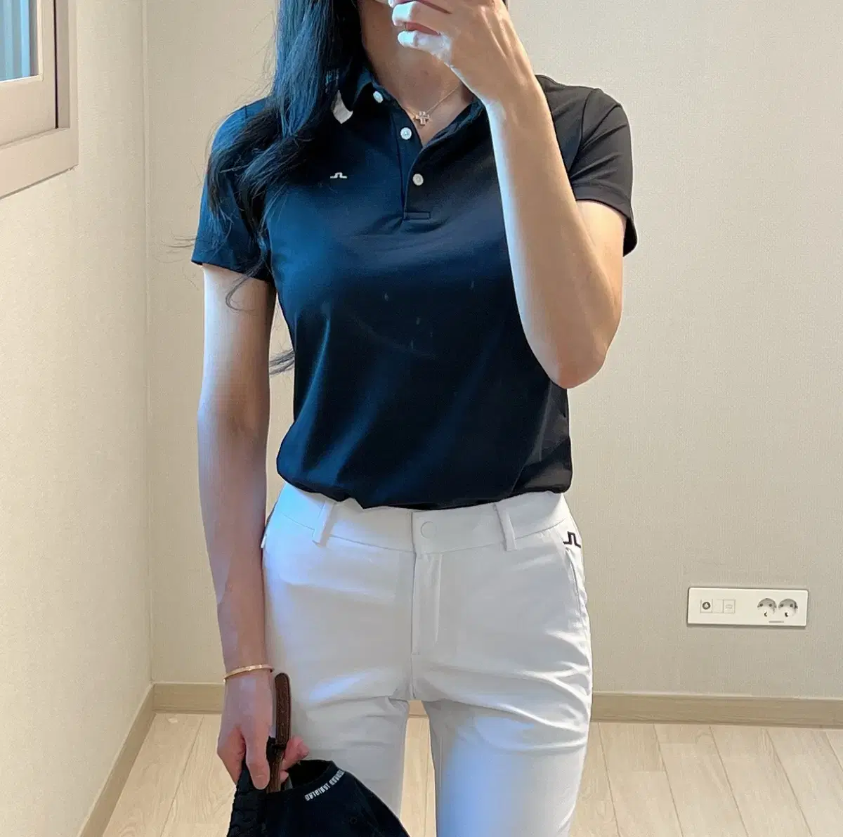 제이린드버그 이자 폴로 골프 셔츠 S