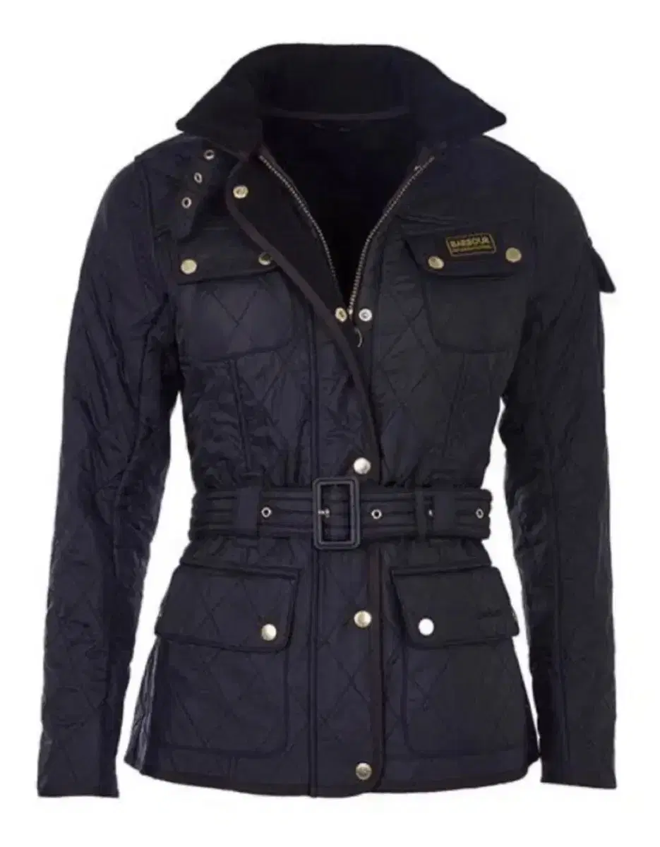 Barbour / International pola Quilted Jacket Black / 42