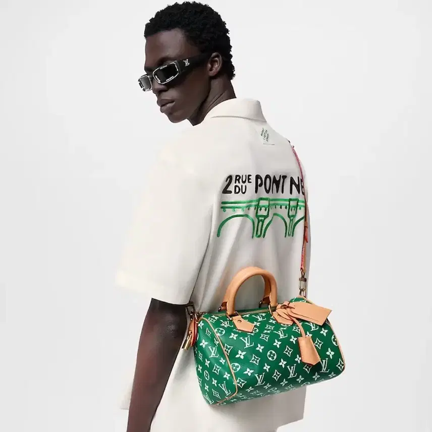 루이비통 Louis Vuitton Speedy P9 스피디 반둘리에 그린 사진 7