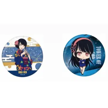 신들의 탑 복권 메이트 연꽃 캔뱃지 2점