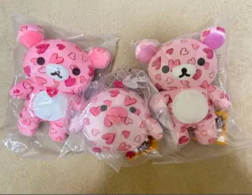 미국 한정 리락쿠마 포에버 러브 봉제 인형 3개 세트