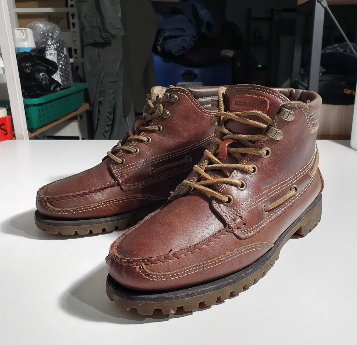 세바고 moc toe 부츠 보트 미드 8.5w 265~270