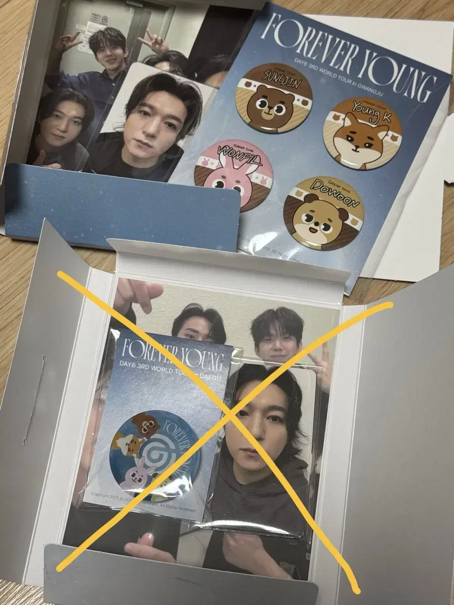 Day 6 Gwangju Concert Admission Kit