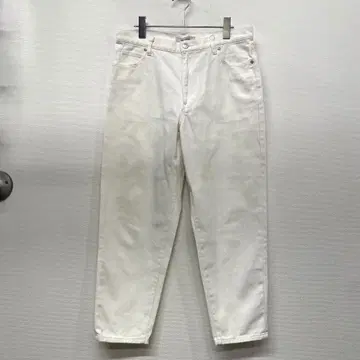 나노 유니버스 화이트 데님 벌룬 팬츠