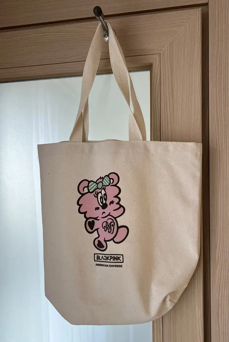 [새상품] 블랙핑크 베르디 도산 콜라보 캔버스 에코백 토트백