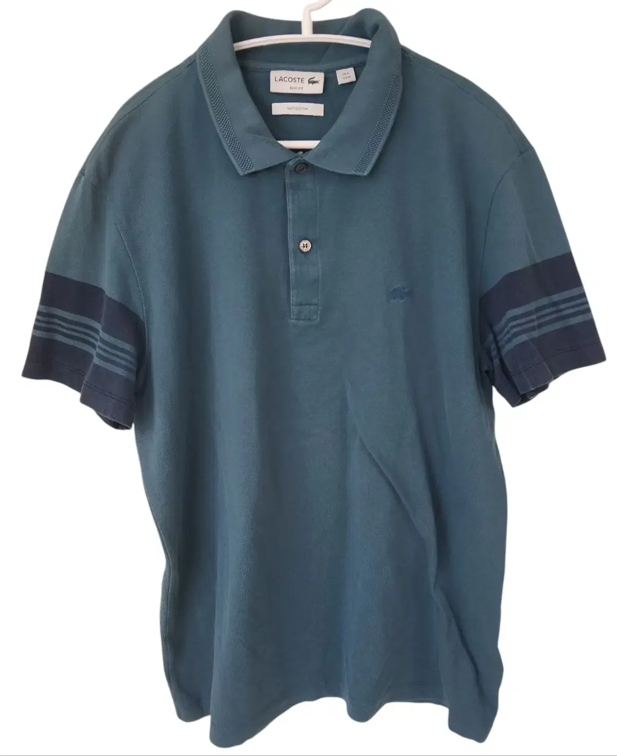 LACOSTE 라코스테 코튼 카라 반팔 티셔츠 남성용
