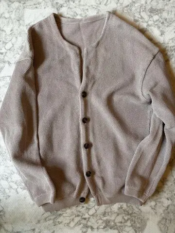 크레퓌스클 가디건 18SS 그레이 베이지
