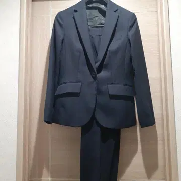 수트 컴퍼니 네이비 팬츠 수트