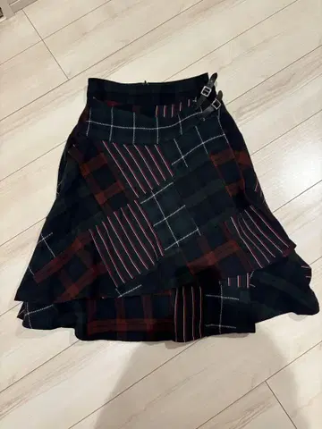 로쿠마루산 603 MIDWEST 체크 무늬 스커트 y2k
