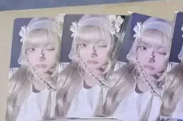 르세라핌 HOT 위버스 영통 미공개 포카
