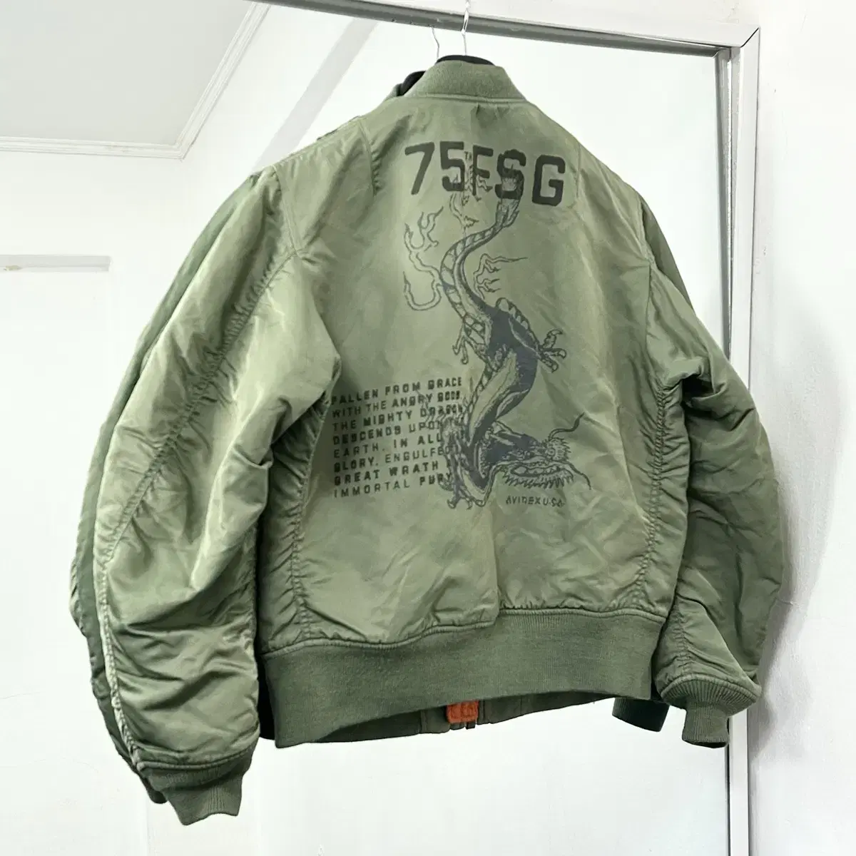 AVIREX Reversible Dragon MA-1 Jacket