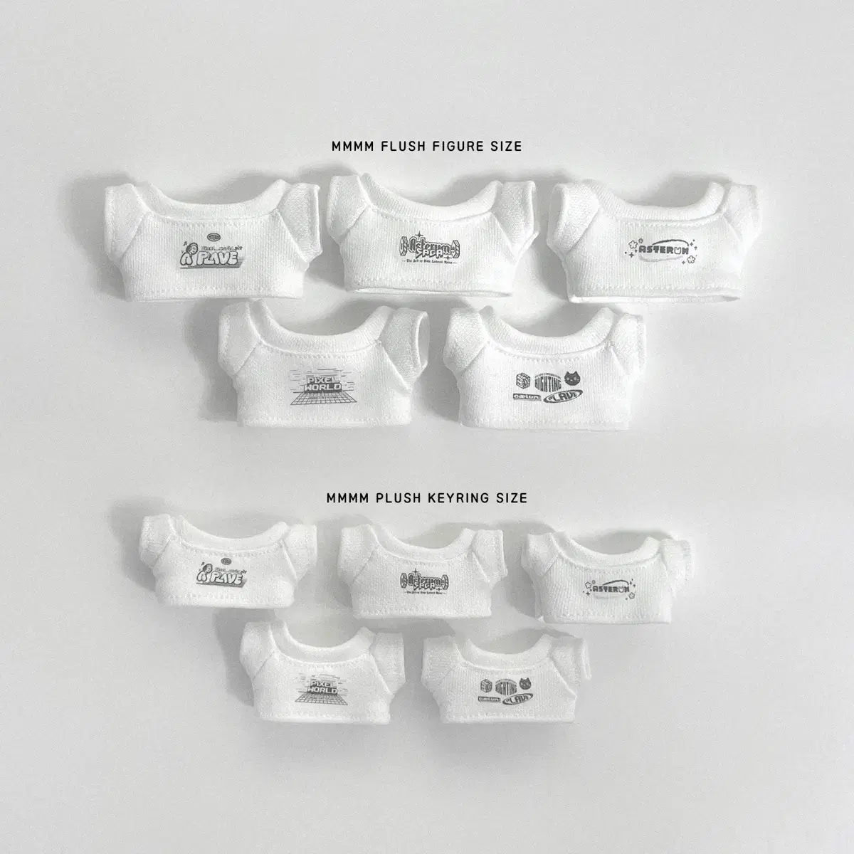 [Meme Meme keyring Size] plave 5 types of live streaming shirts