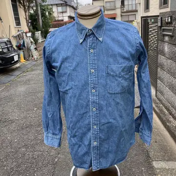 THE BAGGY BUTTONDOWN 데님 버튼 다운 셔츠 M