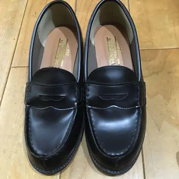블랙 로퍼 여성용 23cm 통굽