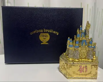 디즈니랜드 40주년 쥬얼리 박스 신데렐라성 박스 포함