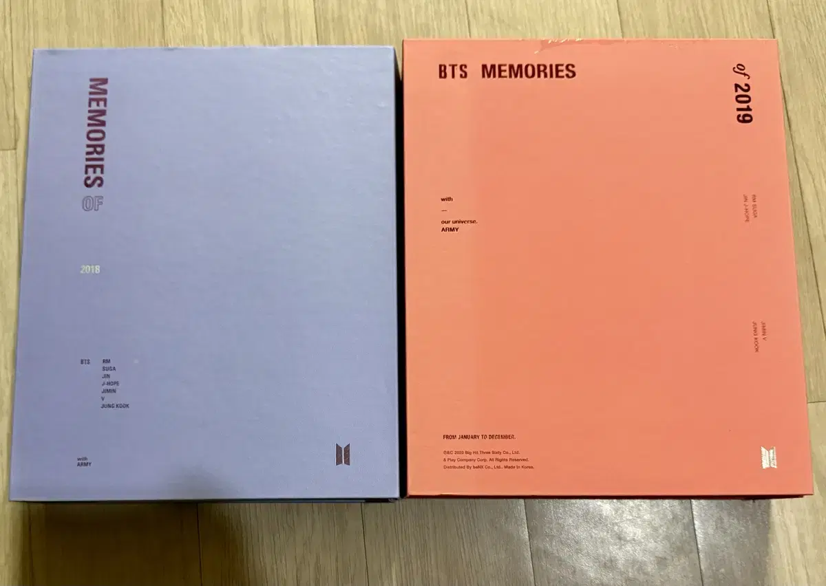 방탄 메모리즈 2017 2018 2019 태형 석진